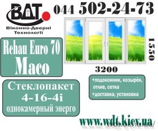 Лоджия (балкон). Серия домов «Т» - система Rehau Euro 70 с установкой
